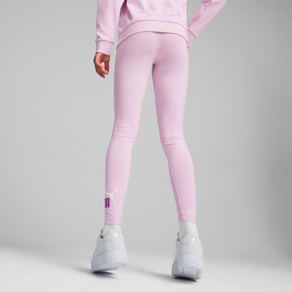 Essentials Logo Leggings Youth, Grape Mist, large-ZAF