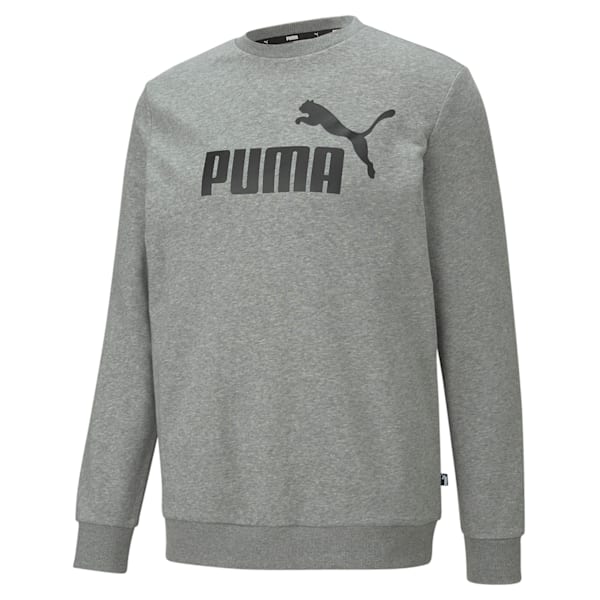 Buzo para hombre Essentials Big Logo Crew, Medium Gray Heather, large-ARG