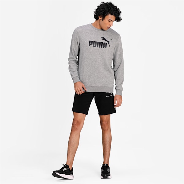 Buzo para hombre Essentials Big Logo Crew, Medium Gray Heather, large-ARG