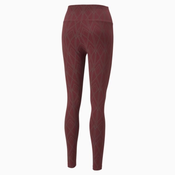 Power Deco Glam Leggings Women, Aubergine, large-ZAF