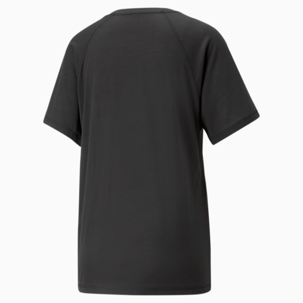 EVOSTRIPE Tee Women, PUMA Black, large-ZAF