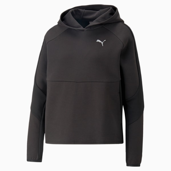 EVOSTRIPE Hoodie Women, PUMA Black, large-ZAF
