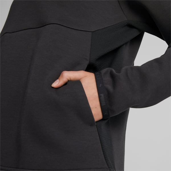 EVOSTRIPE Hoodie Women, PUMA Black, large-ZAF