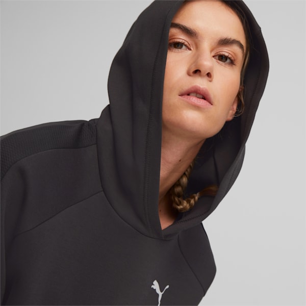 EVOSTRIPE Hoodie Women, PUMA Black, large-ZAF