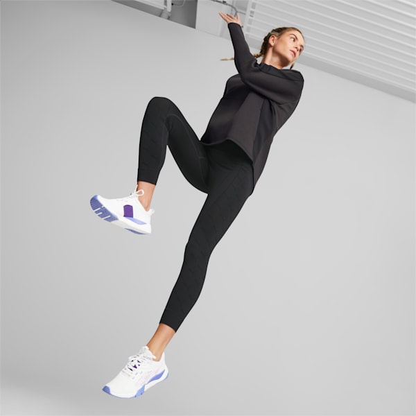 EVOSTRIPE Hoodie Women, PUMA Black, large-ZAF