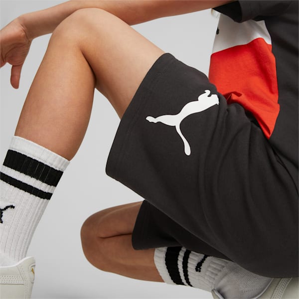PUMA Power Shorts Youth, PUMA Black, large-ZAF