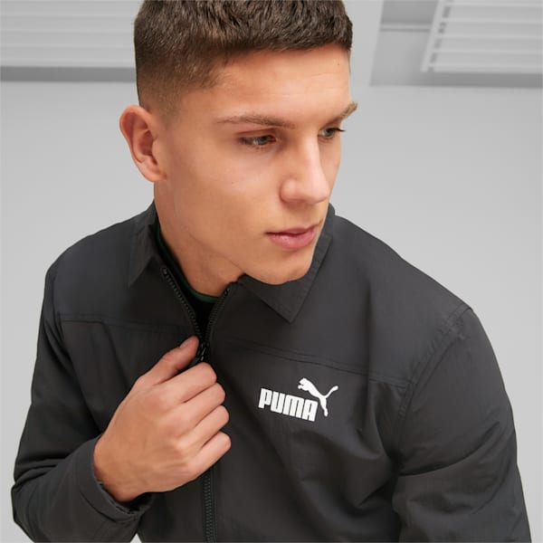 Coach Jacket Men, PUMA Black, large-ZAF