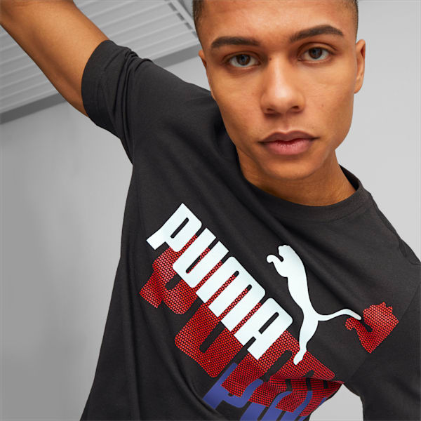 Playera para hombre Essentials+ Power, PUMA Black-Warm earth, large-MEX