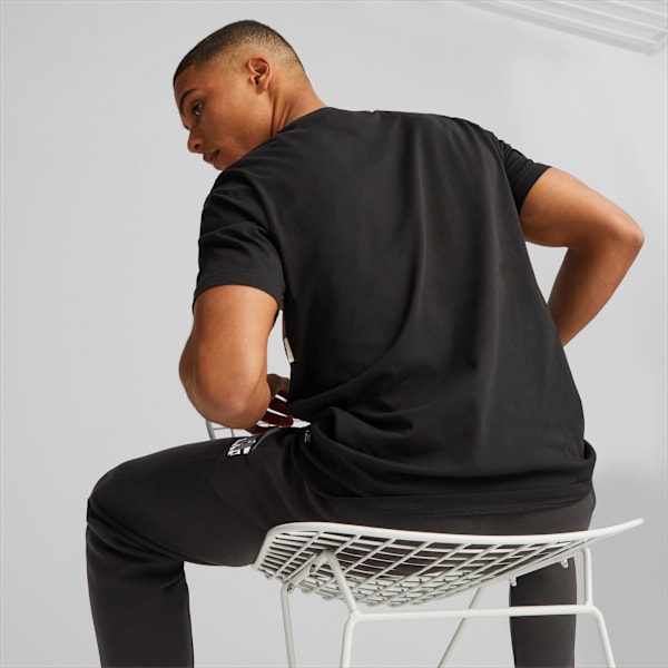 Playera para hombre Essentials+ Power, PUMA Black-Warm earth, large-MEX