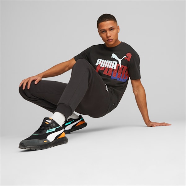 Playera para hombre Essentials+ Power, PUMA Black-Warm earth, large-MEX