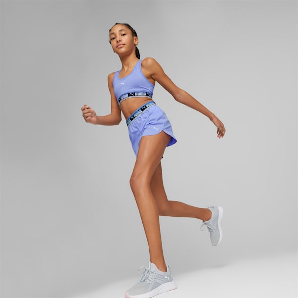 PUMA Strong Bra Youth, Elektro Purple, large-ZAF