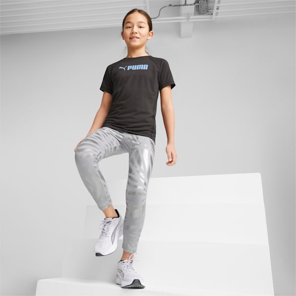 NOVA SHINE Printed Leggings Youth, Spring Lavender, large-ZAF