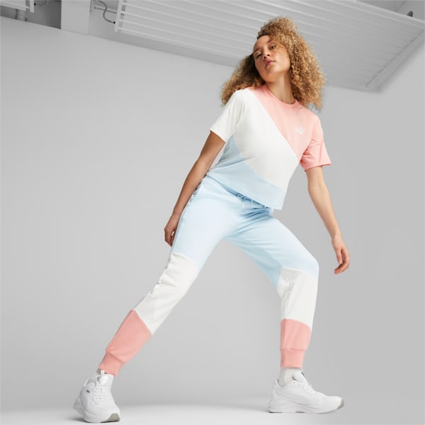 PUMA POWER Cat Pants Women, Icy Blue, large-ZAF