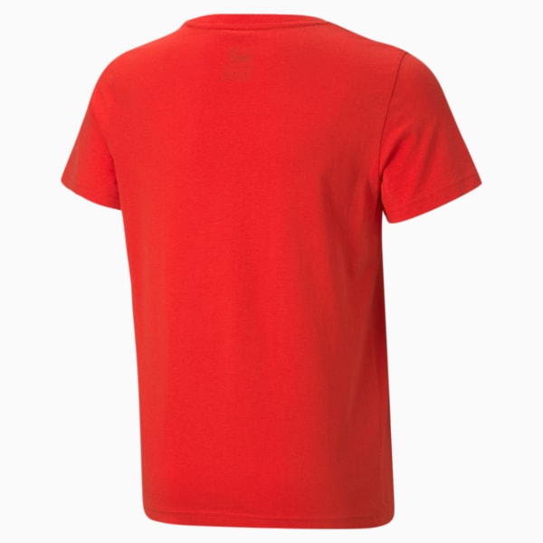 Essentials Small Logo Tee Youth, High Risk Red, large-ZAF
