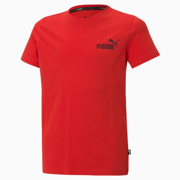 Essentials Small Logo Tee Youth, High Risk Red, large-ZAF