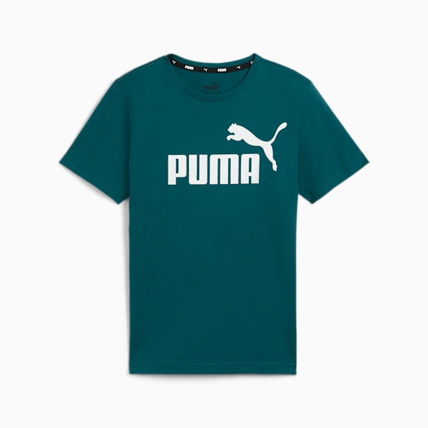 Essentials Logo Tee Youth, Cold Green, large-ZAF