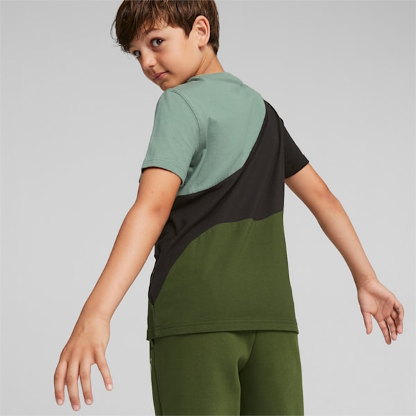 POWER CAT Tee Youth, Myrtle, large-ZAF