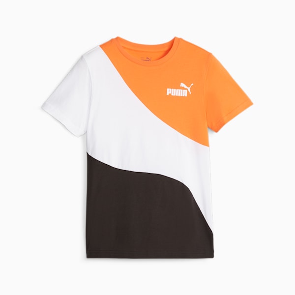 POWER CAT Tee Youth, Hot Heat, large-ZAF