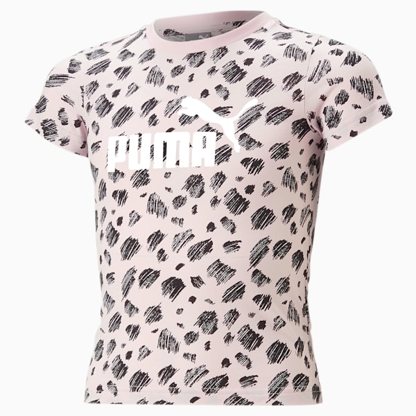 Essentials+ PUMA Mates Printed Tee Kids, Pearl Pink, large-ZAF