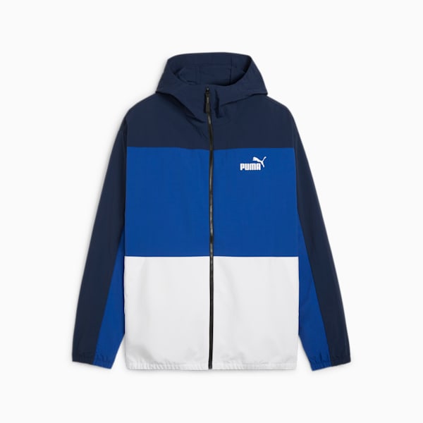 Rompevientos con capucha para hombre, Club Navy, large-ARG