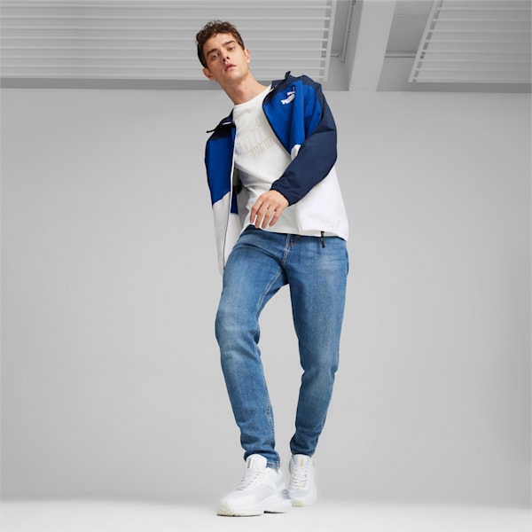 Rompevientos con capucha para hombre, Club Navy, large-ARG