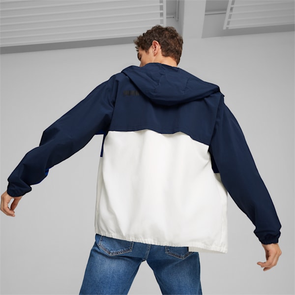 Rompevientos con capucha para hombre, Club Navy, large-ARG