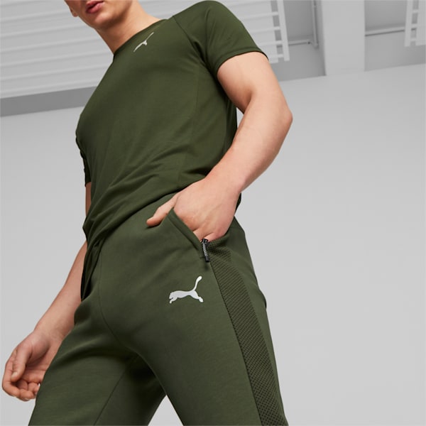 EVOSTRIPE Men's Sweatpants, Myrtle, large-ZAF