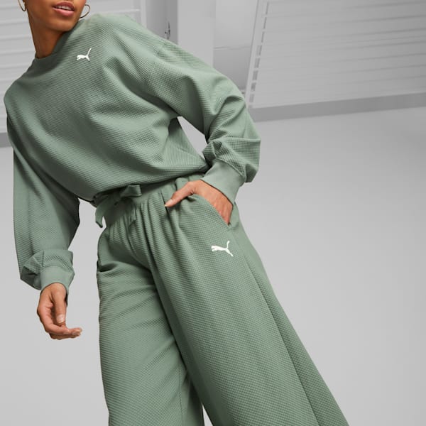 HER Women's Straight Pants, Eucalyptus, large-ZAF