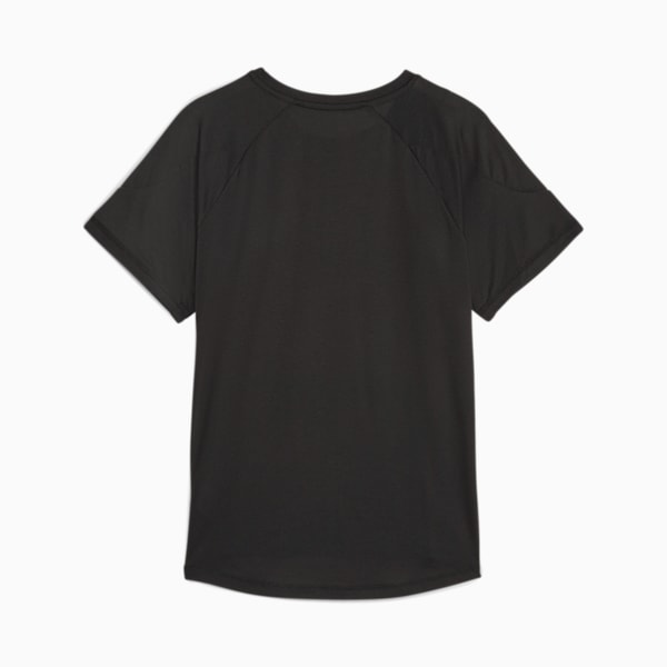 Evostripe Women's Tee, PUMA Black, large-ZAF