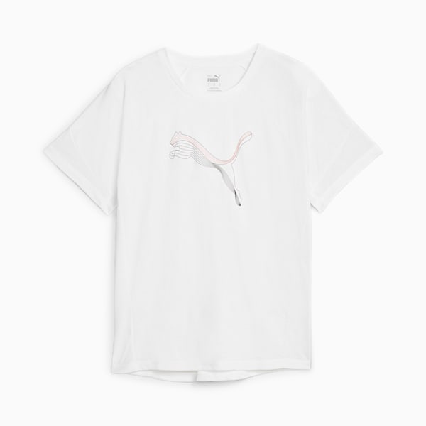Evostripe Women's Tee, PUMA White, large-ZAF