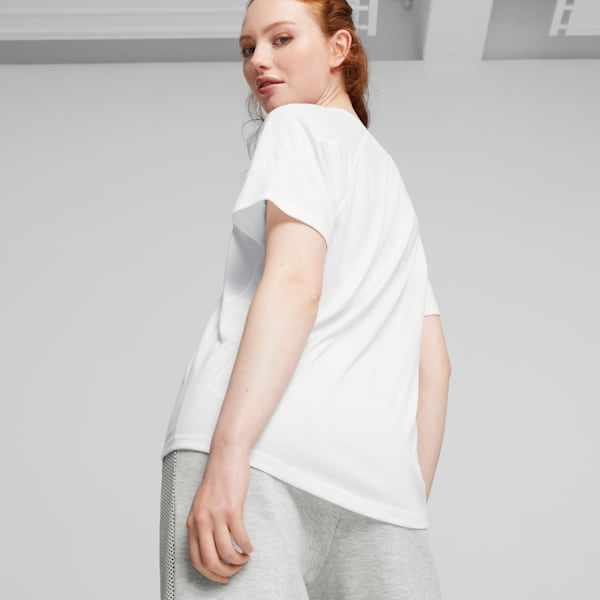 Evostripe Women's Tee, PUMA White, large-ZAF