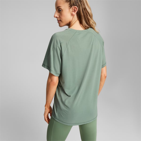 Evostripe Women's Tee, Eucalyptus, large-ZAF
