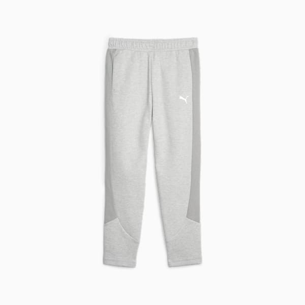Evostripe Women's High-Waist Pants, Light Gray Heather, large-ZAF
