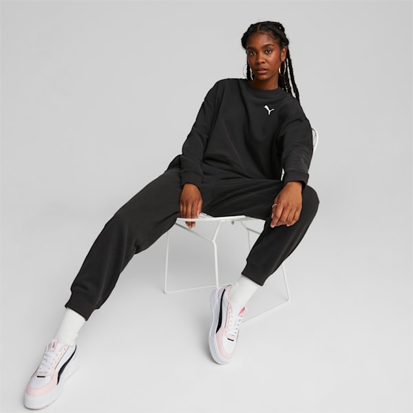 Women's Loungewear Suit, PUMA Black, large-ZAF