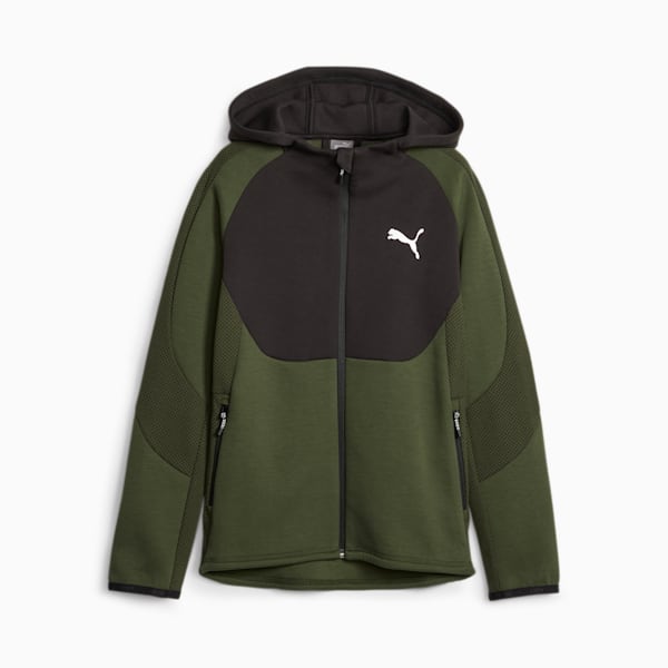 Evostripe Youth Full-zip Hoodie, Myrtle, large-ZAF