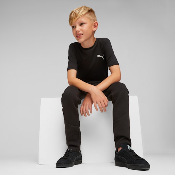 Evostripe Youth Sweatpants, PUMA Black, large-ZAF