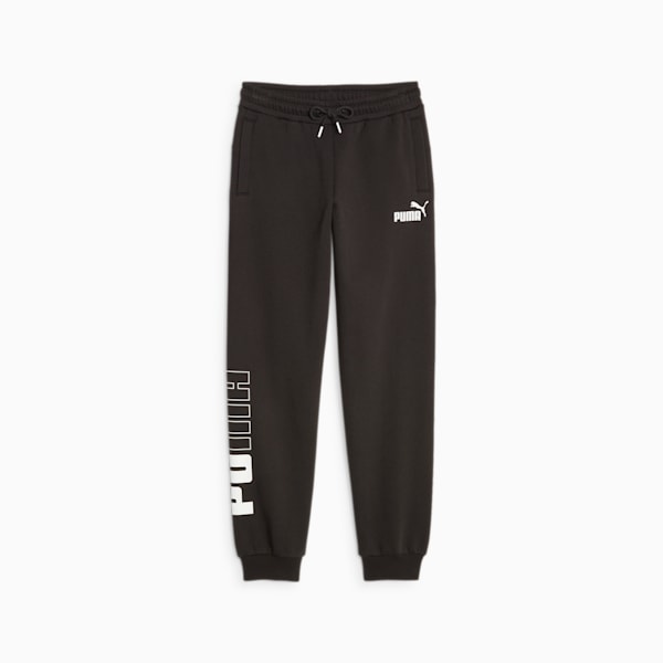 PUMA POWER Youth Sweatpants, PUMA Black, large-ZAF