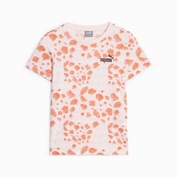 Essentials Mix Match Kids' Tee, Frosty Pink, large-ZAF
