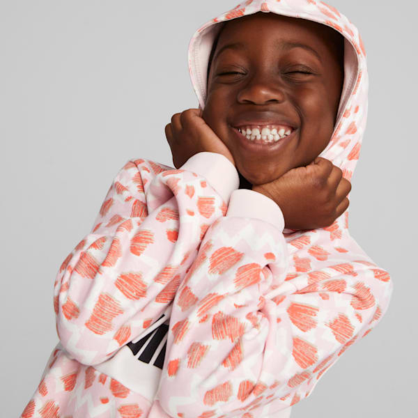 Essentials Mix Match Kids' Hoodie, Frosty Pink, large-ZAF