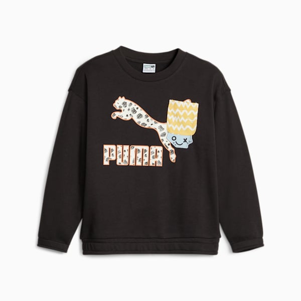 Classics Mix Match Kids' Sweatshirt, PUMA Black, large-ZAF