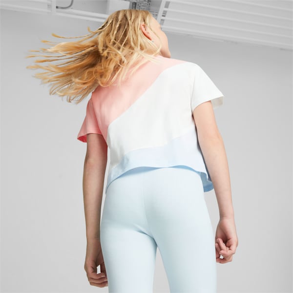 PUMA POWER Youth Tee, Icy Blue, large-ZAF