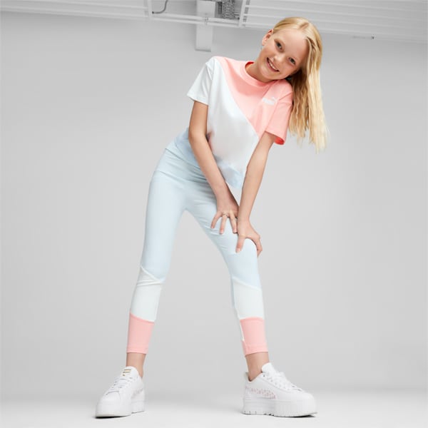PUMA POWER Youth Tee, Icy Blue, large-ZAF