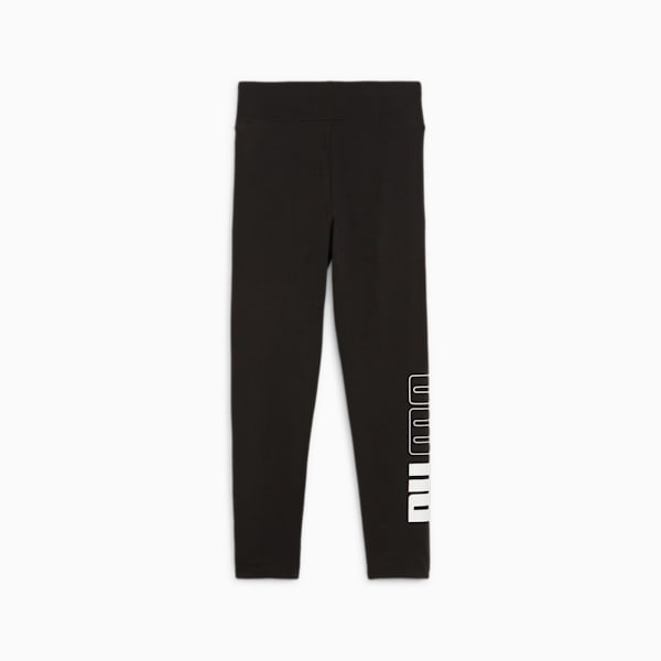 PUMA POWER Colourblock Youth Leggings, PUMA Black, large-ZAF