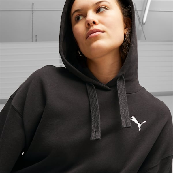 HER Women's Hoodie, PUMA Black, large-ZAF