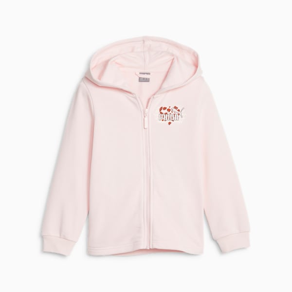 Essentials Mix Match Kids' Full-Zip Hoodie, Frosty Pink, large-ZAF