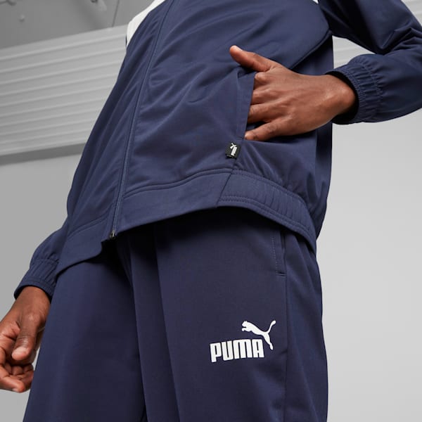 Men's Poly Tracksuit, PUMA Navy, large-ZAF