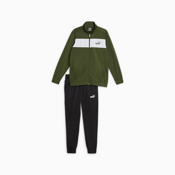 Men's Poly Tracksuit, Myrtle, large-ZAF