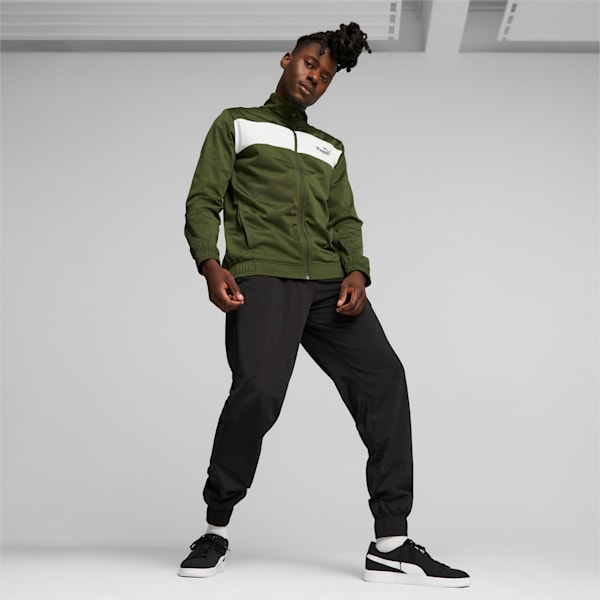 Men's Poly Tracksuit, Myrtle, large-ZAF