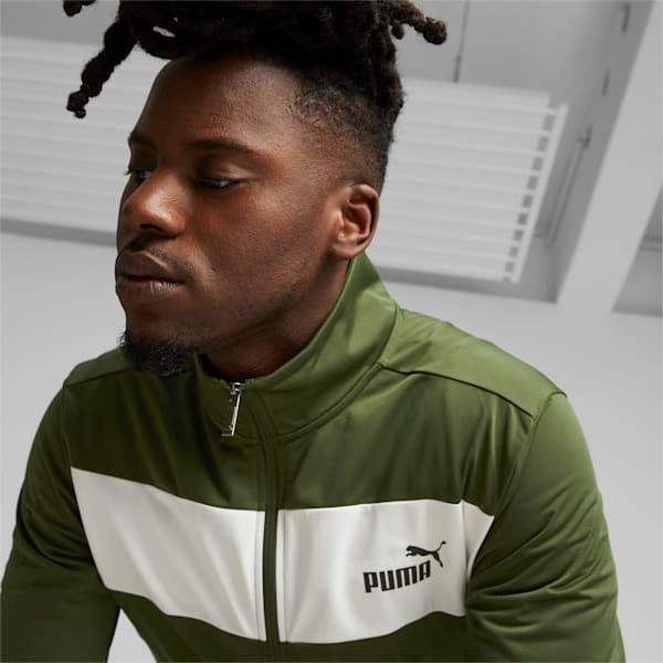 Men's Poly Tracksuit, Myrtle, large-ZAF