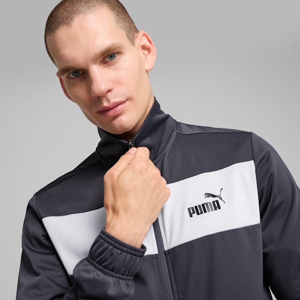 Men's Poly Tracksuit, Galactic Gray, large-ZAF